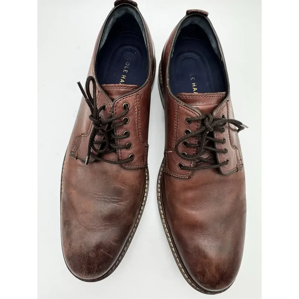 Cole Haan Men’s Brown Leather Oxford Dress Shoes Size 9M